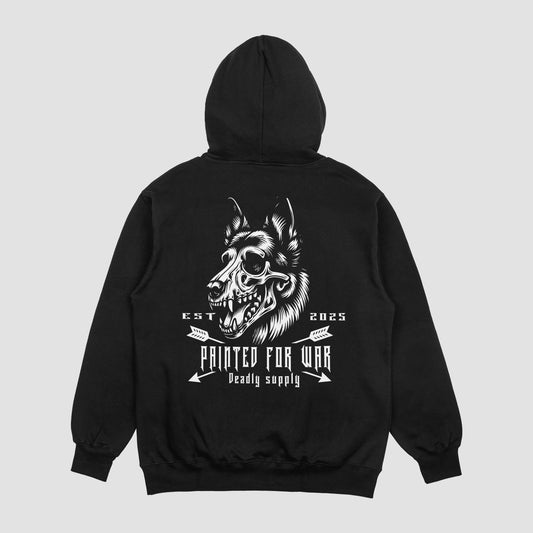 Painted For War Salute Pull Over Hoodie